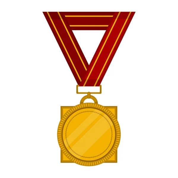 Ikona zlaté medaile — Stockový vektor