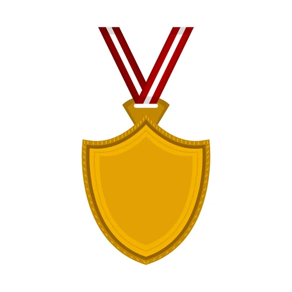 Gouden medaille pictogram — Stockvector