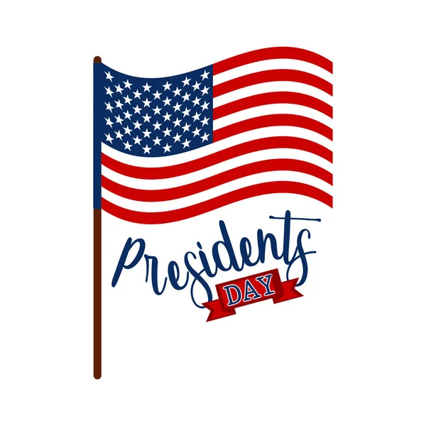 Ευτυχισμένος ημέρα του Προέδρου — Διανυσματικό Αρχείο
