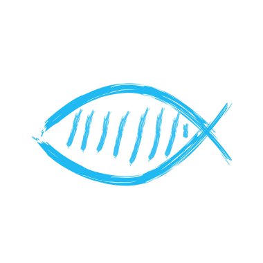 Christian fish symbol clipart