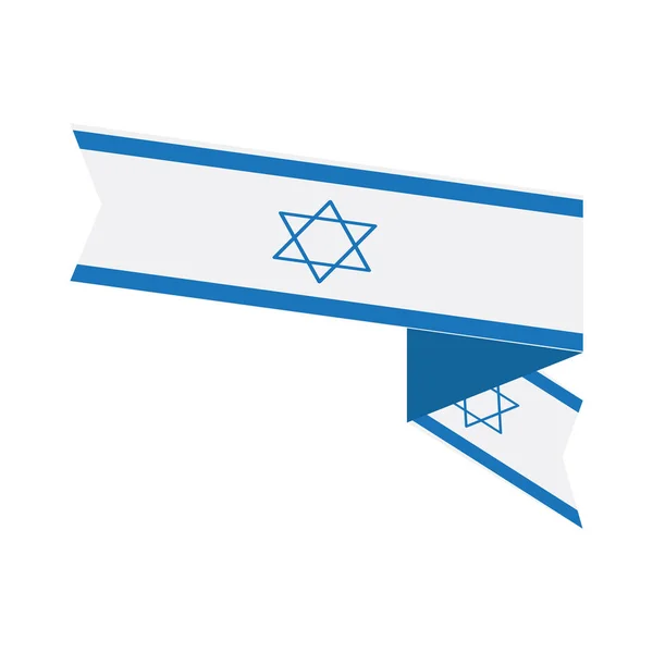Bandeira de Israel — Vetor de Stock