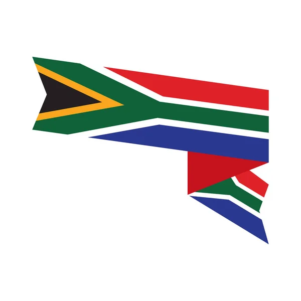 Drapeau de l'Afrique du Sud — Image vectorielle