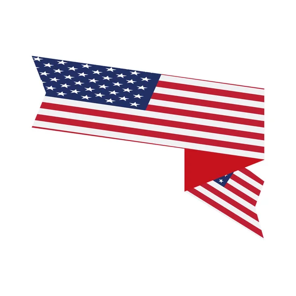 Bandera de United States — Archivo Imágenes Vectoriales