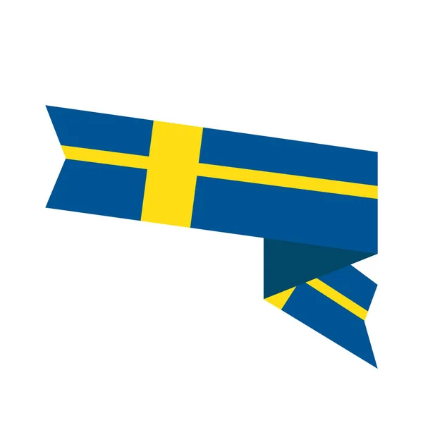 Bandeira da Suécia —  Vetores de Stock