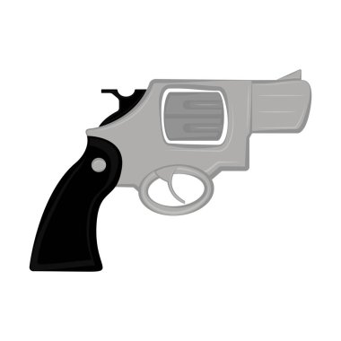 İzole tabanca simgesi