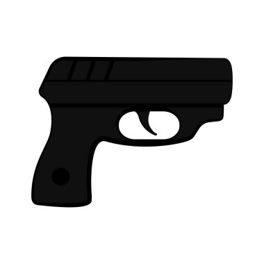 Bir tabanca silüeti