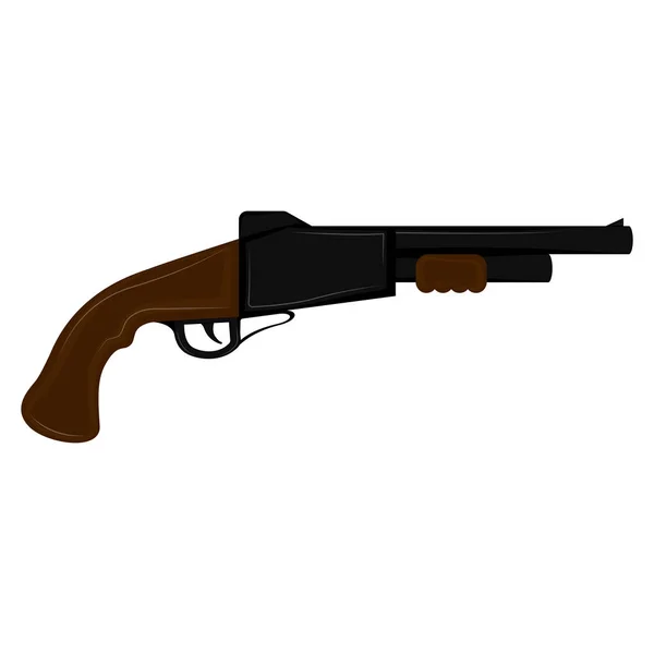 Icono de arma antigua aislada — Vector de stock