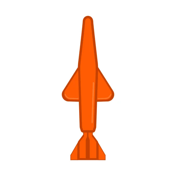 Nuclear missile icon — Stock Vector