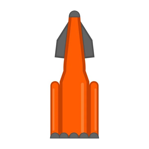 Icono de misil nuclear — Vector de stock