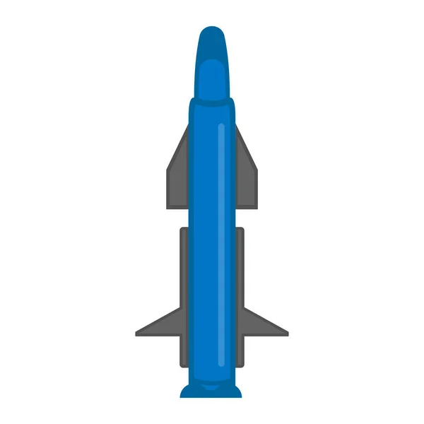 Nuclear missile icon — Stock Vector