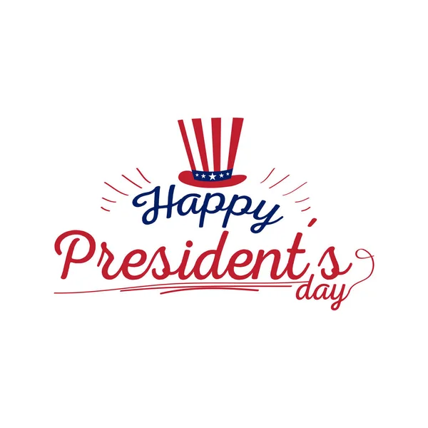 Happy president day — Stock Vector