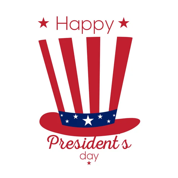 Happy president day — Stock Vector