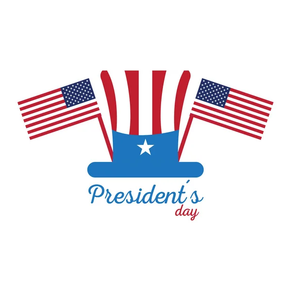 Joyeuse journée du président — Image vectorielle