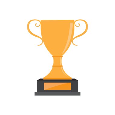 İzole altın kupa