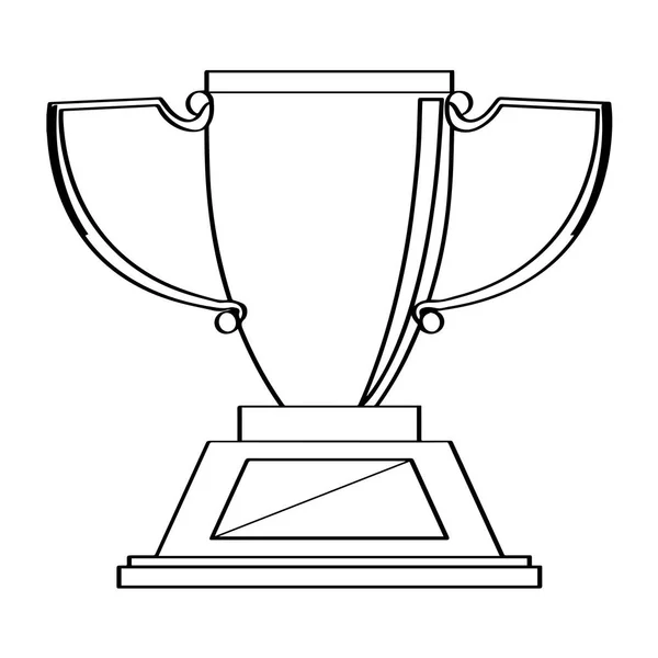 独立的金色奖杯图标 — 图库矢量图片