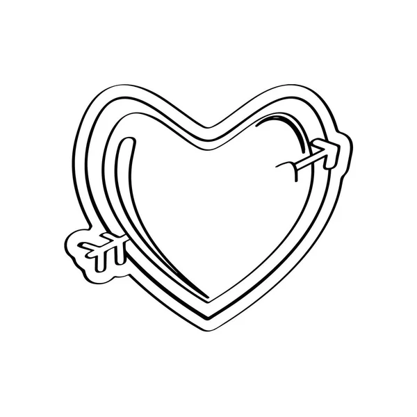 Świąteczne pierniki w kształcie serca — Wektor stockowy