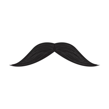 İzole detaylı bıyık