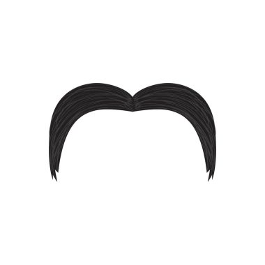 İzole detaylı bıyık