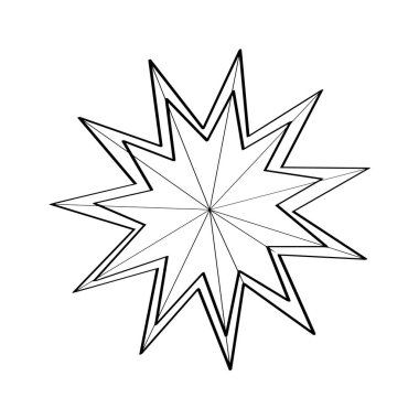 İzole boş retro sigorta primi etiketi simgesi. Vektör çizim tasarım