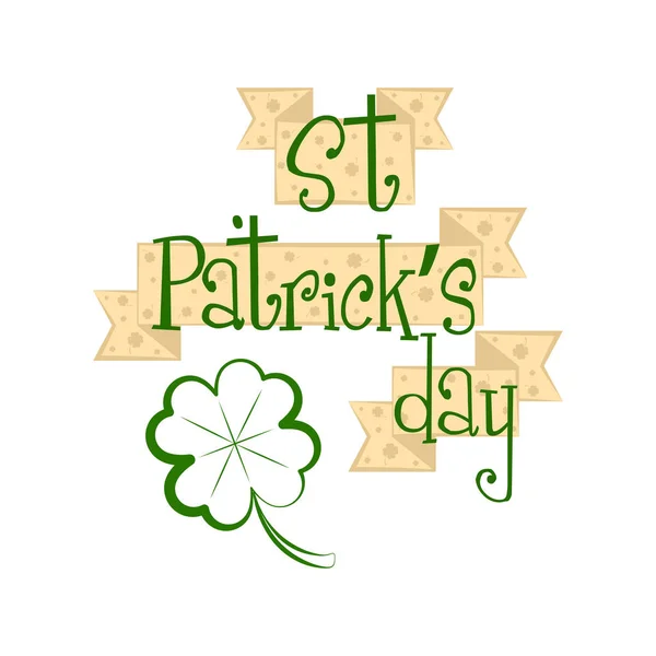 Saint Patricks Day Banner — Stockvector