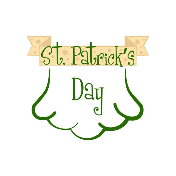 Santo Patricks Day Banner — Vettoriale Stock