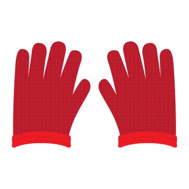 İzole yün eldiven. Kış giysileri