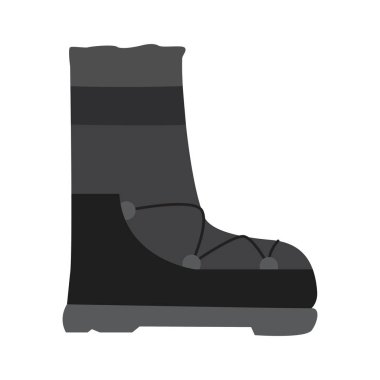 Yalıtılmış deri ayakkabılar. Kış giysileri