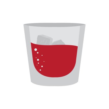 İzole tropikal kokteyl