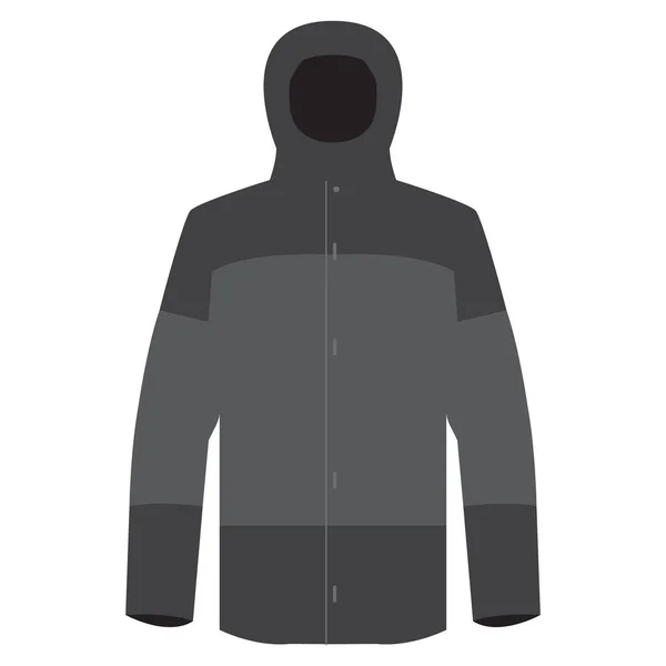 Chaqueta aislada. Ropa de invierno — Vector de stock