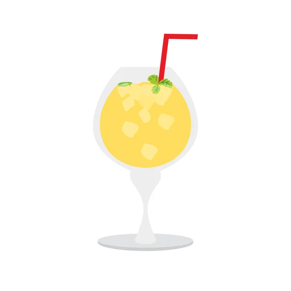 Isolert tropisk cocktail – stockvektor