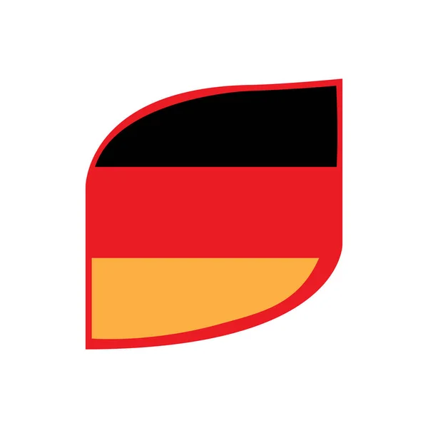 Flagge Deutschlands — Stockvektor