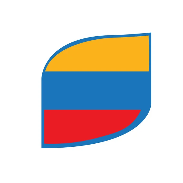 Kolumbijská vlajka — Stockový vektor
