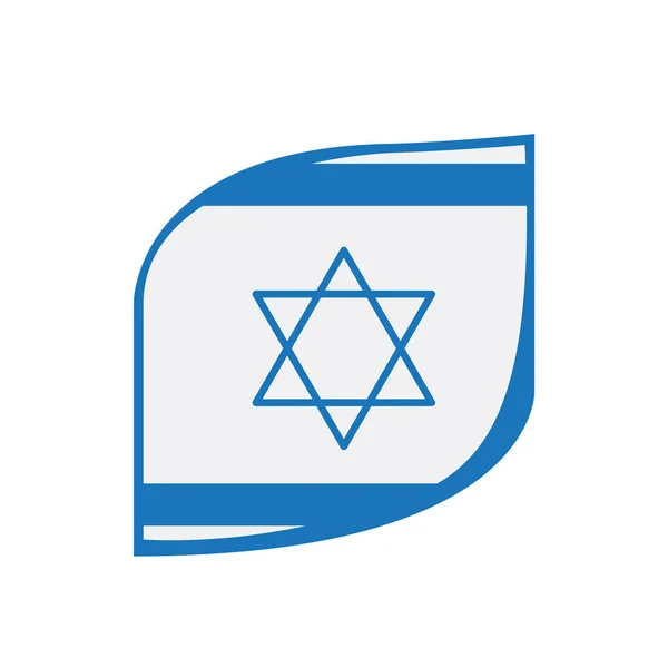 Izrael zászlója — Stock Vector