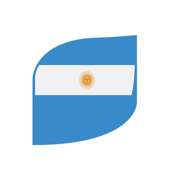 Bandeira da Argentina — Vetor de Stock