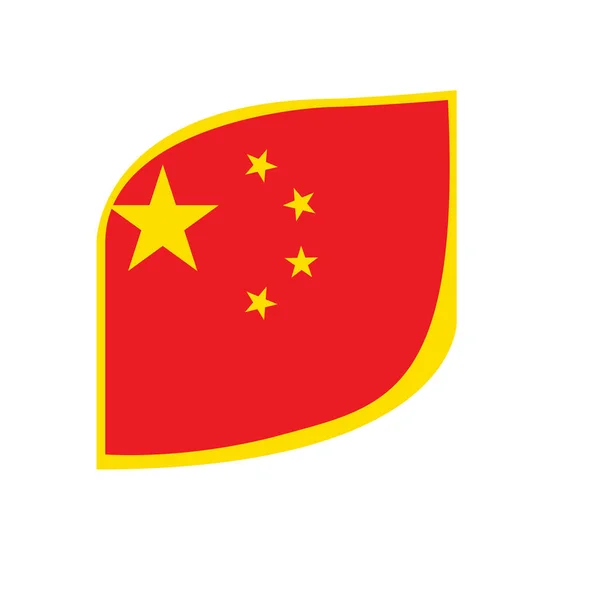 Bandera de China — Vector de stock