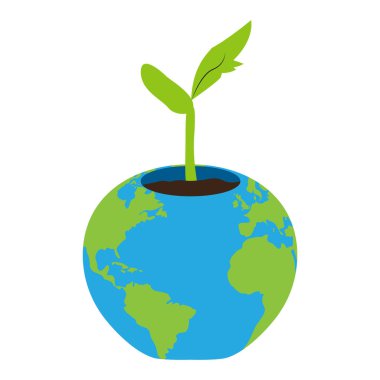 Dünya kavramsal görüntü gün