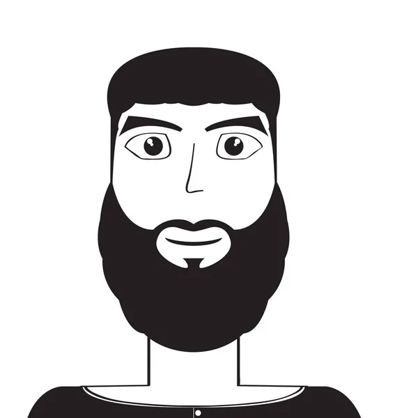 Απομονωμένη απεικόνισή του ένα avatar του ανθρώπου — Διανυσματικό Αρχείο