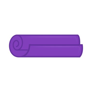 İzole egzersiz havlu simgesi