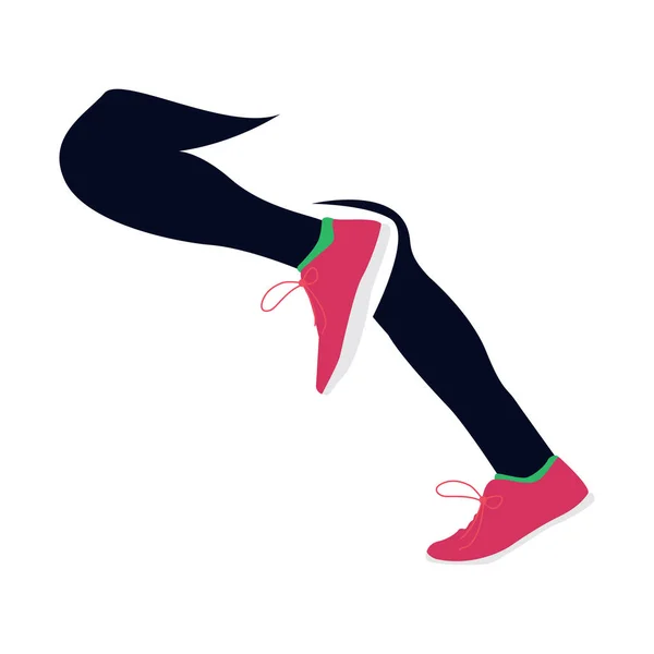 Atlet bacakları — Stok Vektör