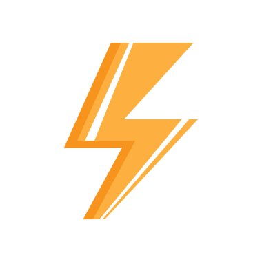 İzole videogame gök gürültüsü simgesi