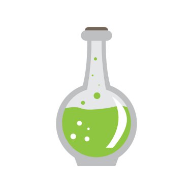 İzole pixelated iksir simgesi