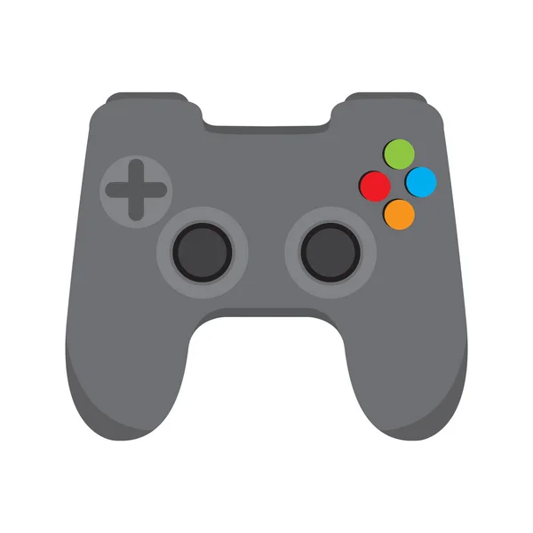 Geïsoleerde videogame controller pictogram — Stockvector