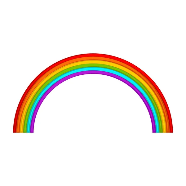 Icône arc-en-ciel colorée — Image vectorielle