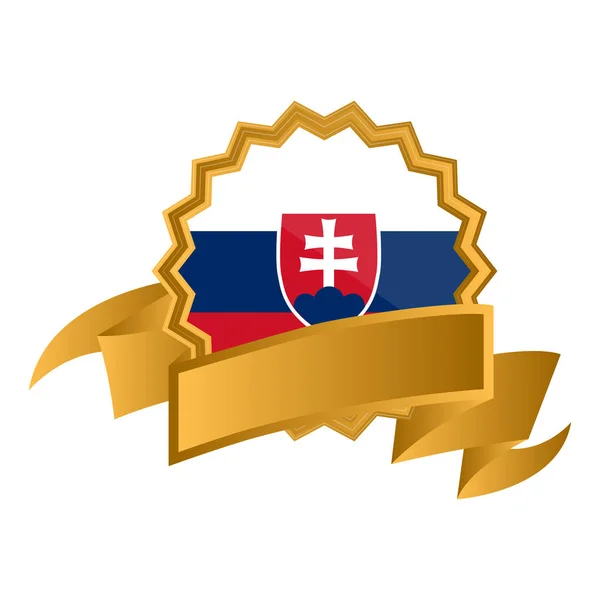 Bandeira da eslováquia —  Vetores de Stock