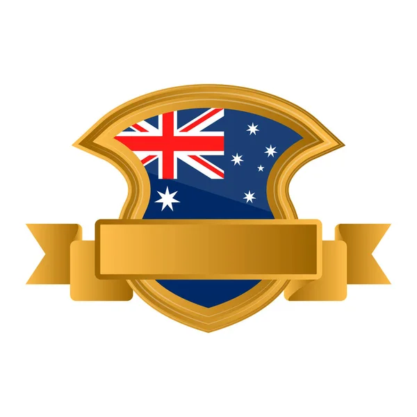 Drapelul Australiei — Vector de stoc