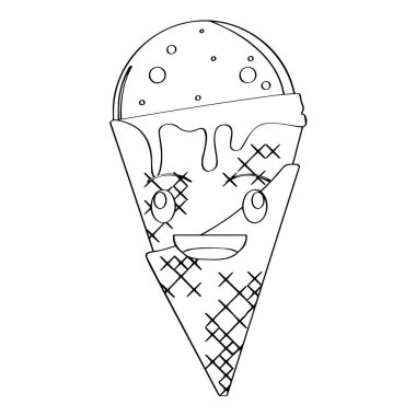 Mutlu dondurma külahları