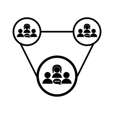 İzole sosyal ağ simgesini