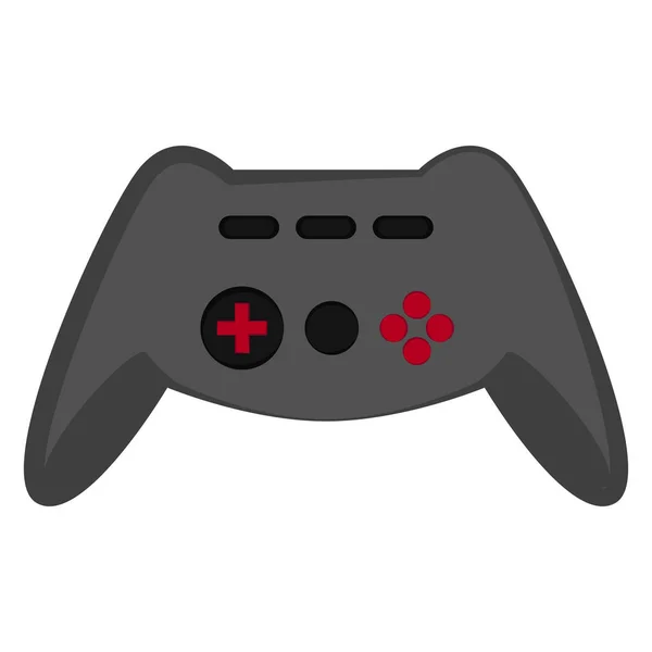 Videogame joystick pictogram — Stockvector