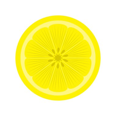 Kesilmiş limon izole