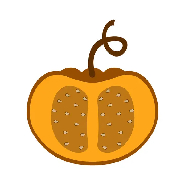 Calabaza aislada — Archivo Imágenes Vectoriales